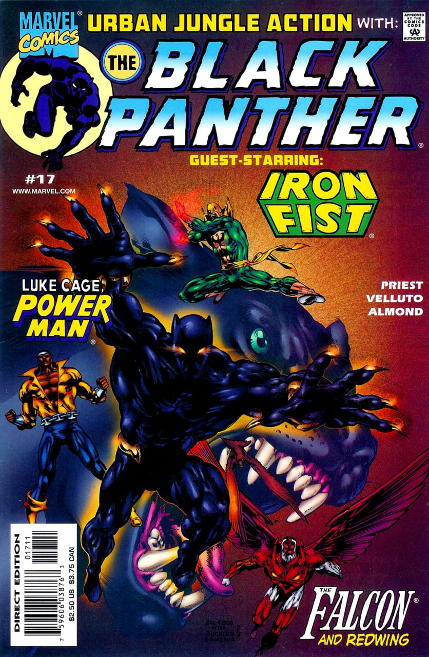Portada ampliada de THE BLACK PANTHER
