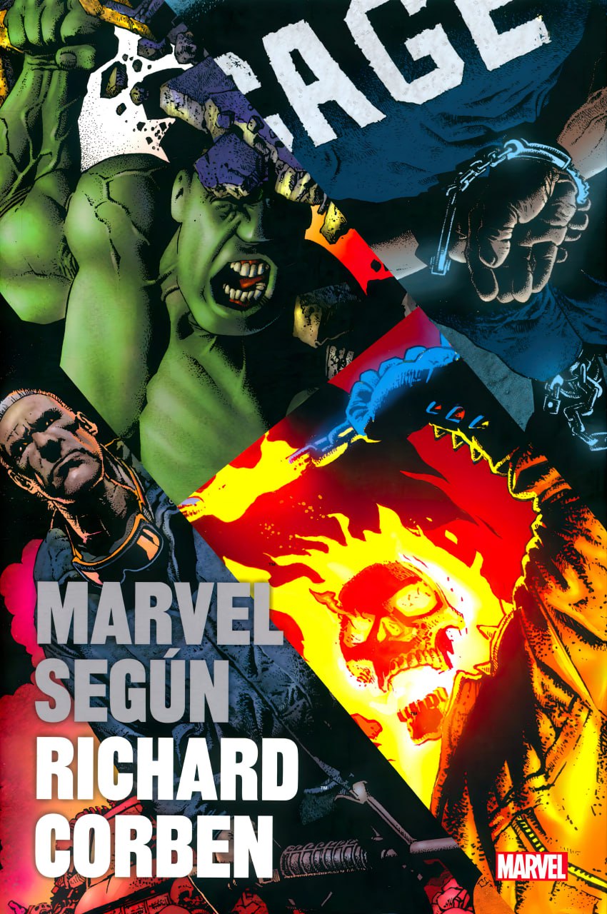 Portada ampliada de Marvel según Richard Corben - MLE (Panini)