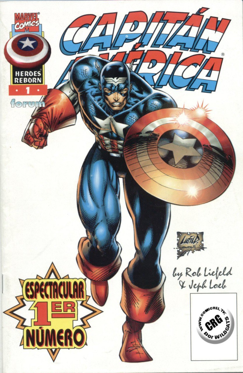 Portada ampliada de CAPITÁN AMÉRICA