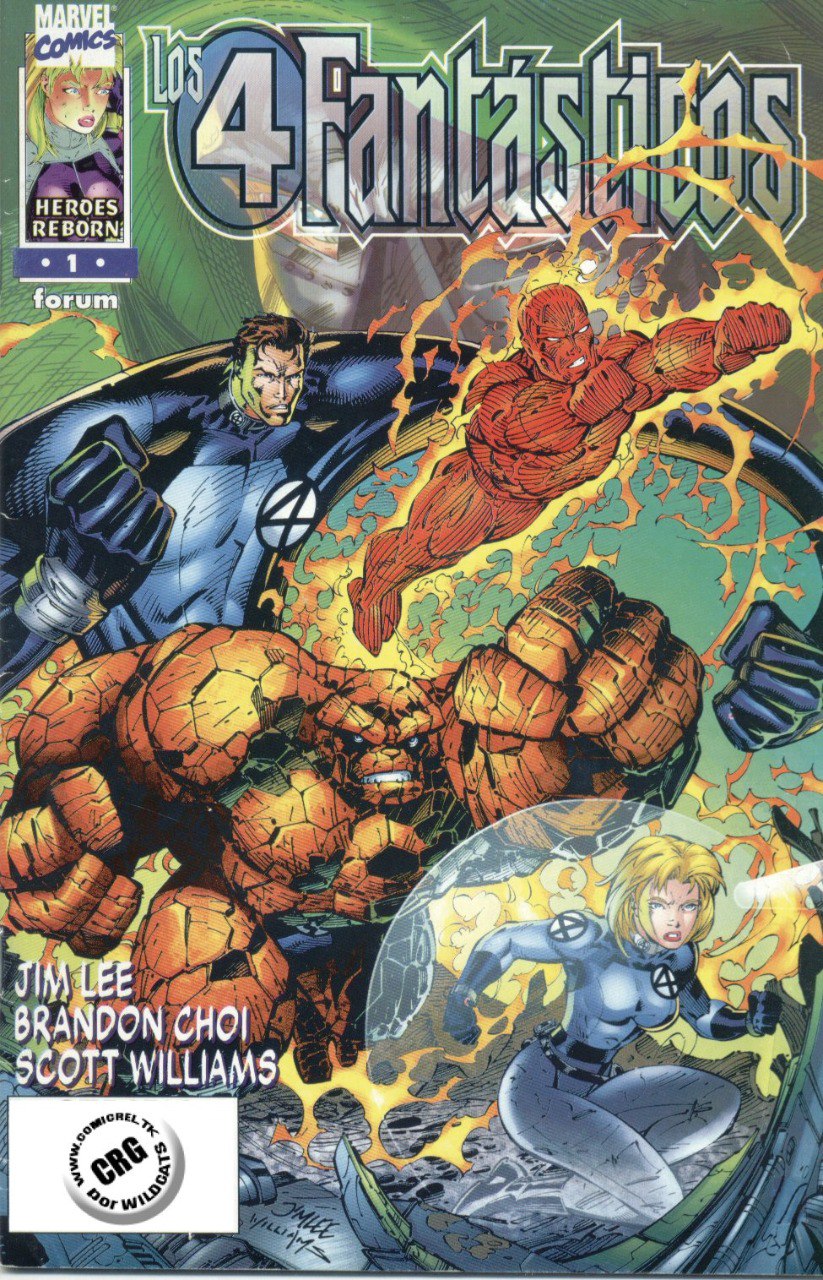 Portada ampliada de Los 4 Fantasticos