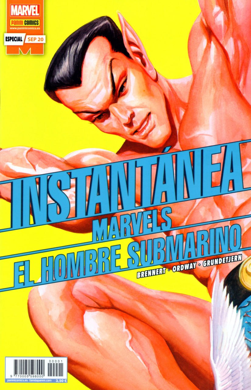 Portada ampliada de INSTANTANEA MARVELS EL HOMBRE SUBMARINO