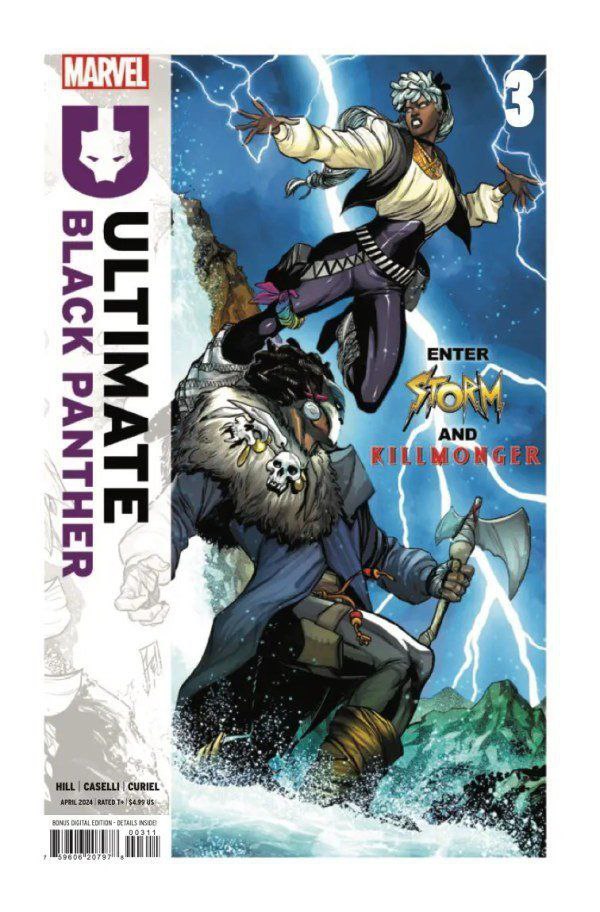 Portada ampliada de ULTIMATE BLACK PANTHER