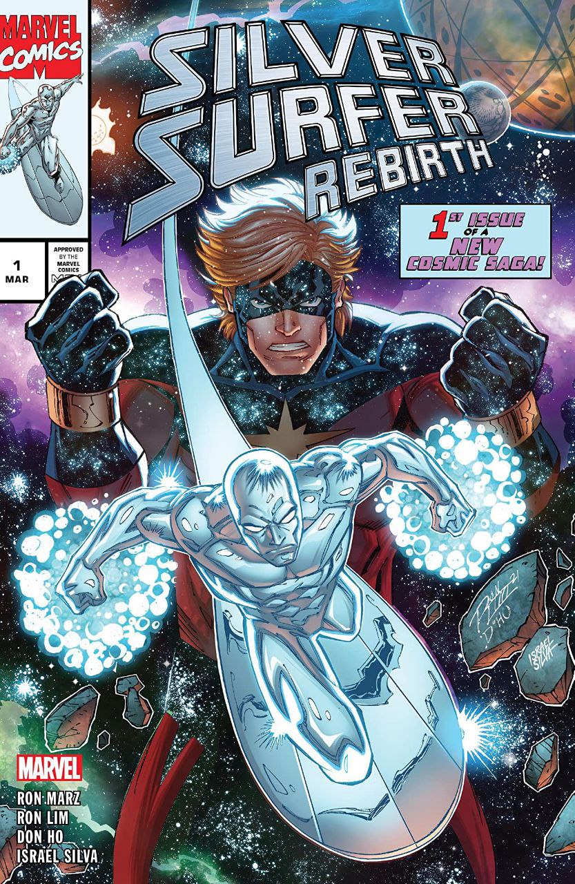 Portada ampliada de SILVER SURFER REBIRTH