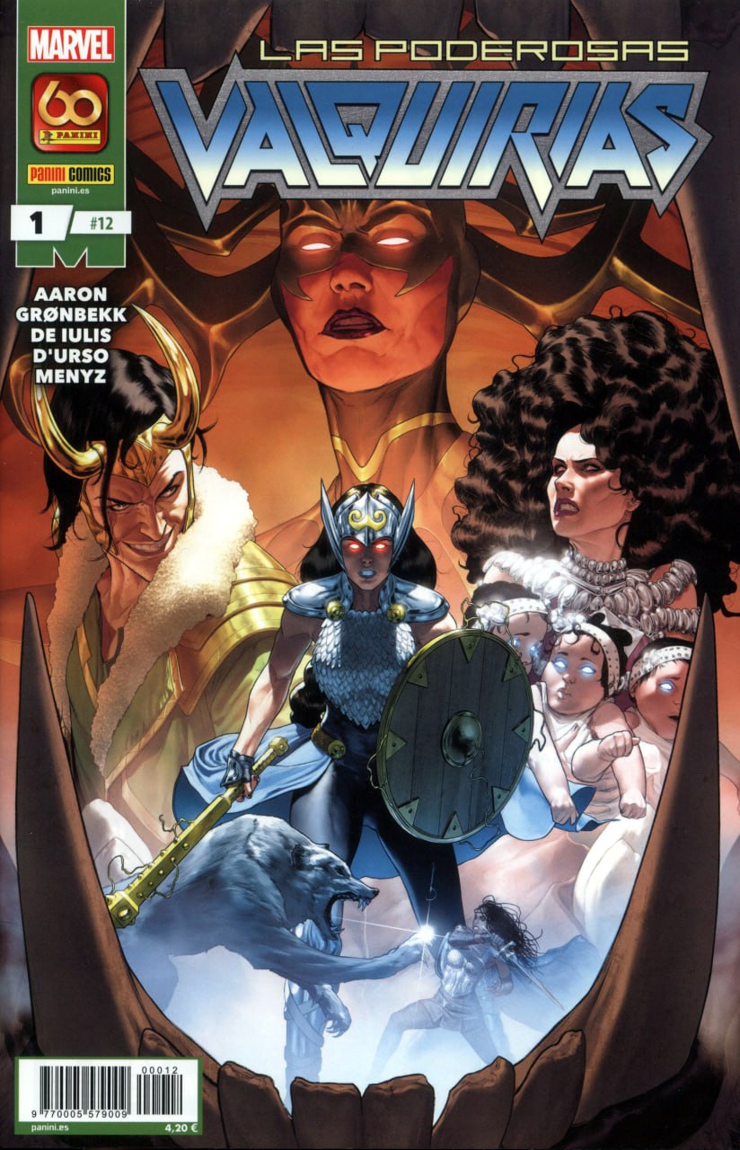 Portada ampliada de Las Poderosas Valkyries