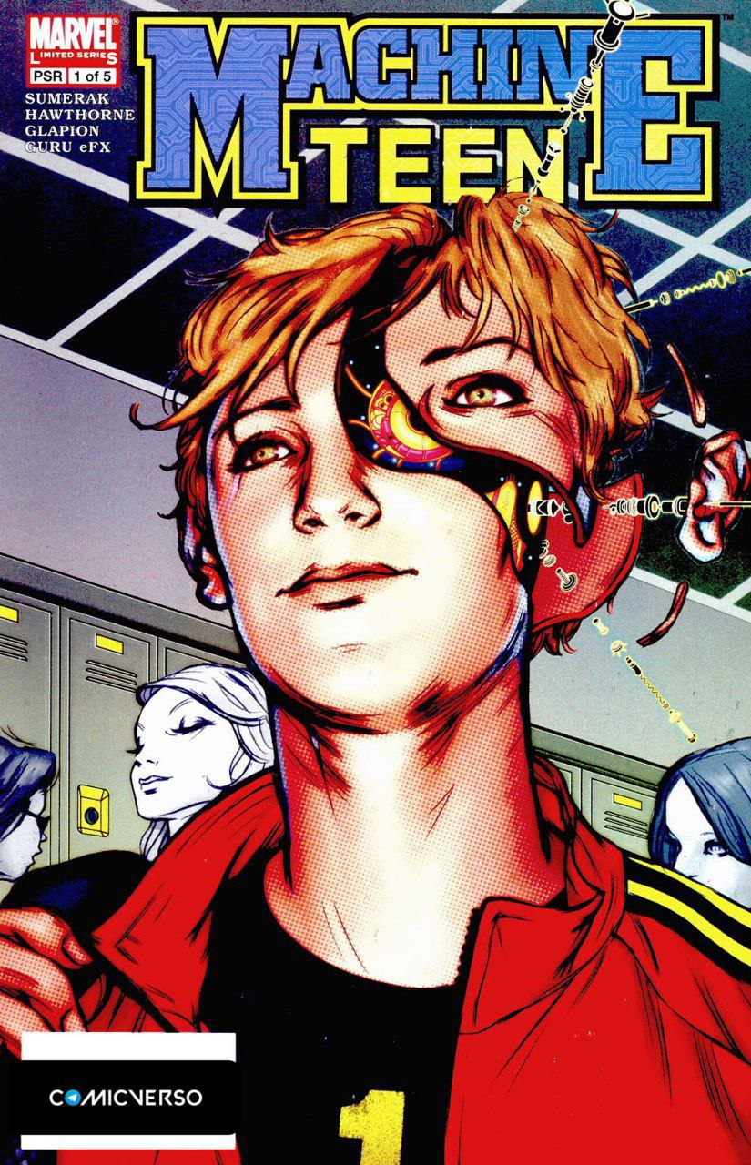 Portada ampliada de Machine Teen
