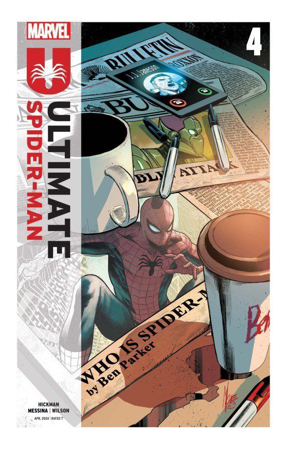 Portada ampliada de Ultimate Spider-Man