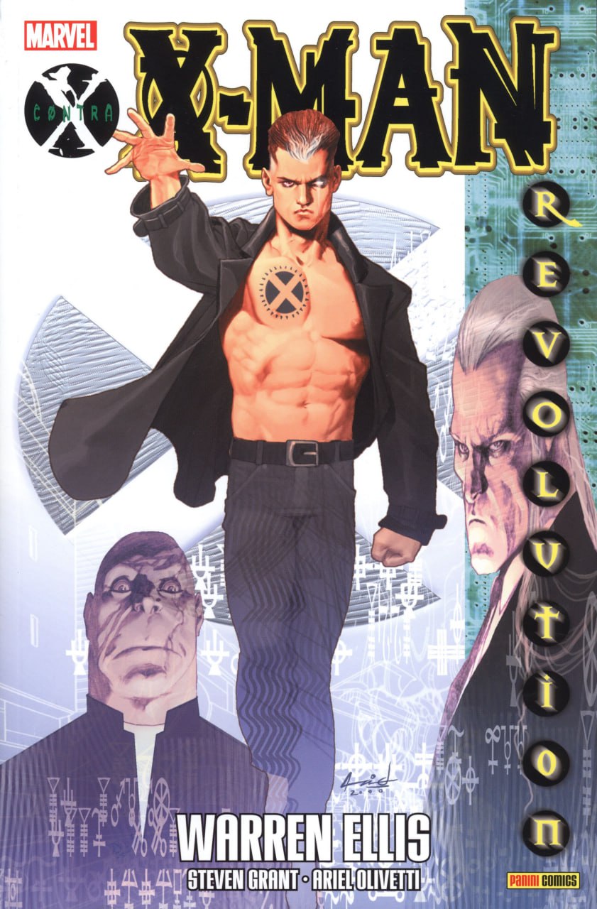 Portada ampliada de X-MAN REVOLUTION