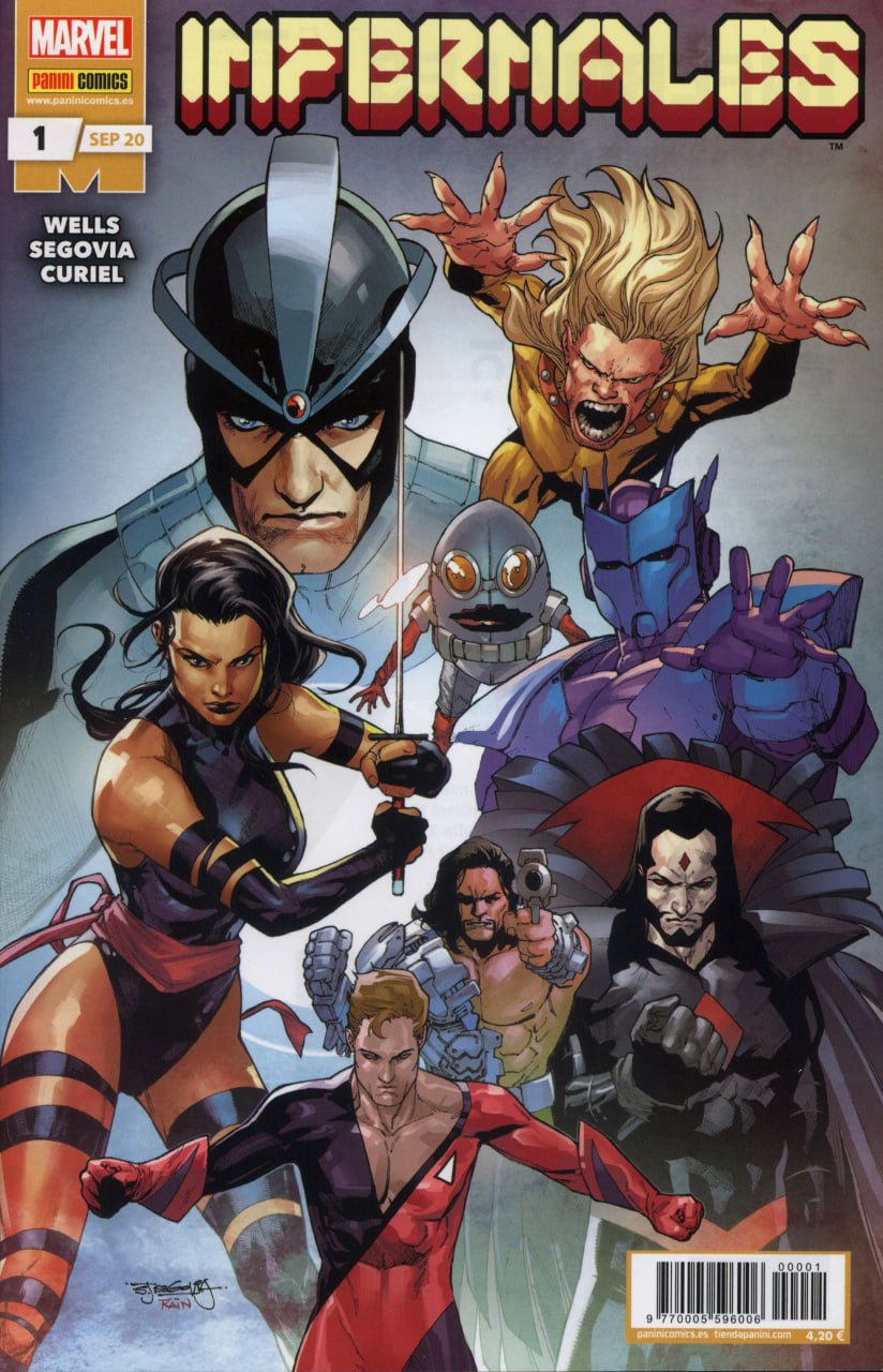 Portada ampliada de Infernales
