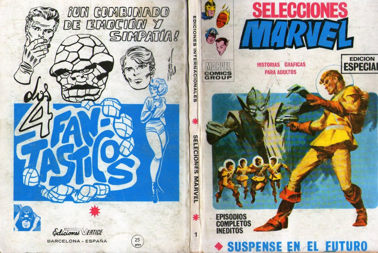 Portada ampliada de SELECCIONES MARVEL