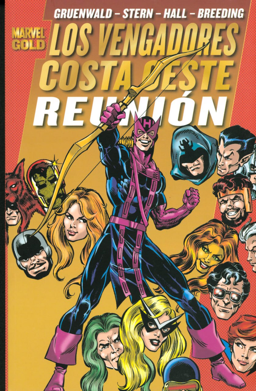 Portada ampliada de LOS VENGADORES COSTA OESTE REUNIÓN