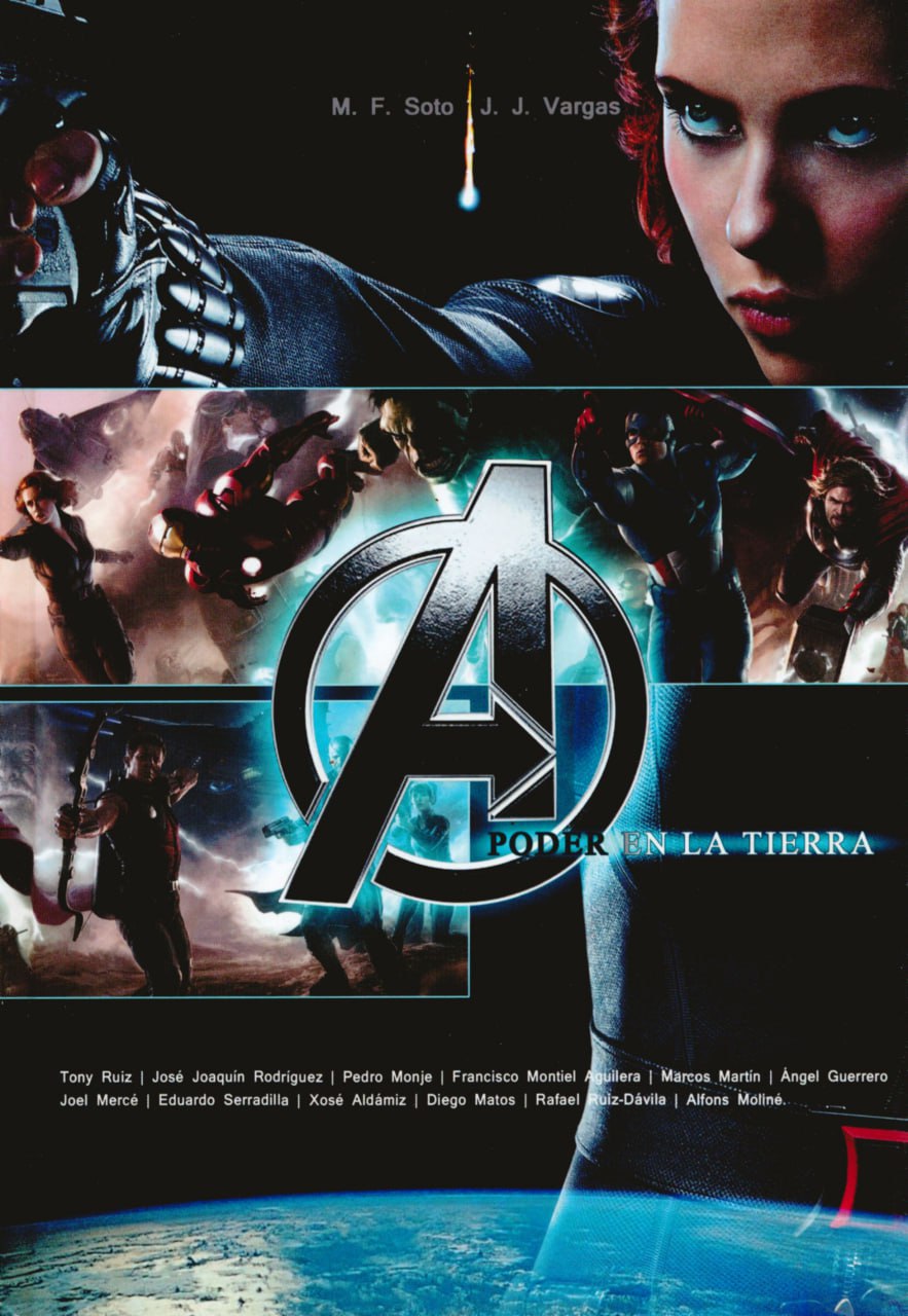 Portada ampliada de LOS AVENGERS EN LA TIERRA