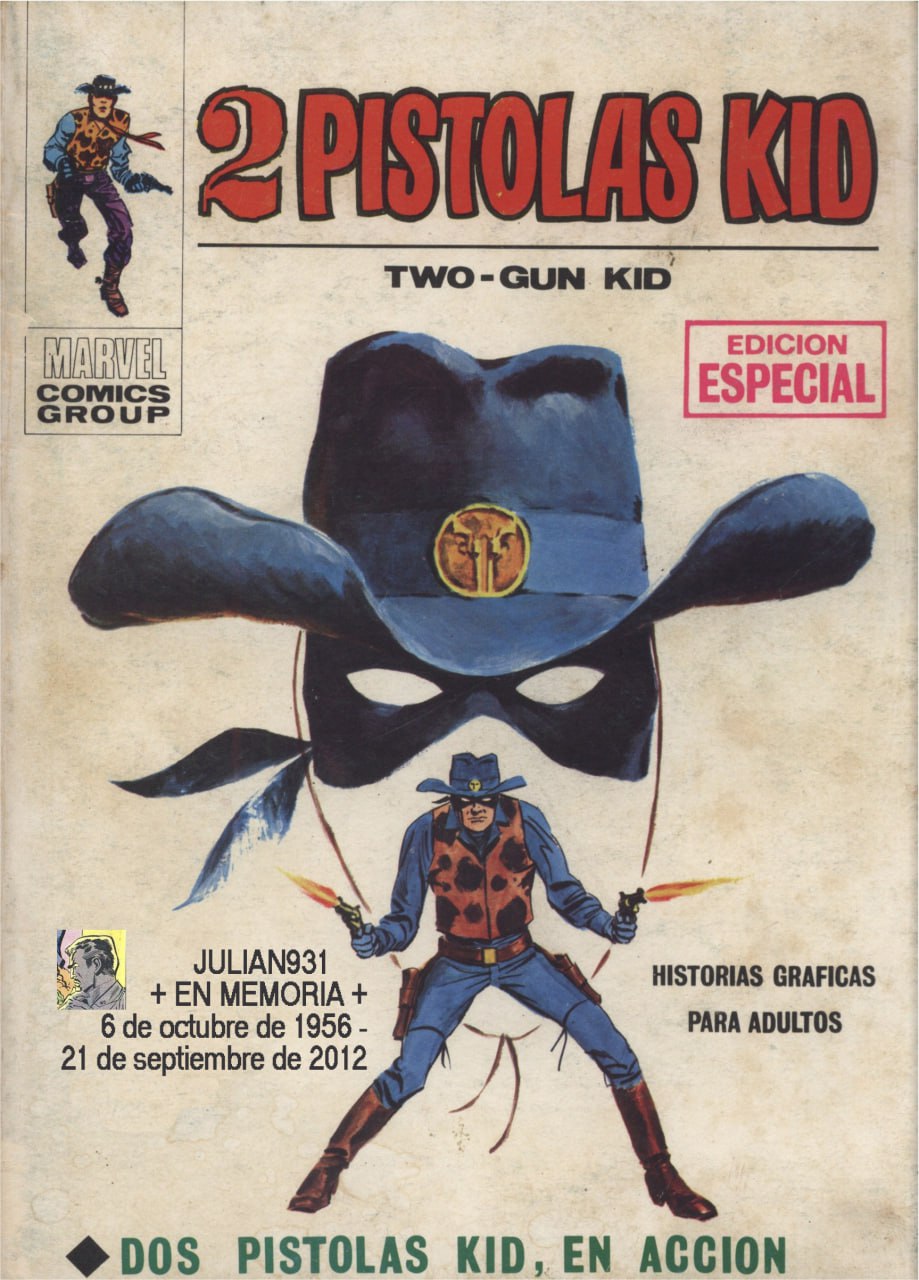 Portada ampliada de 2 PISTOLAS KID