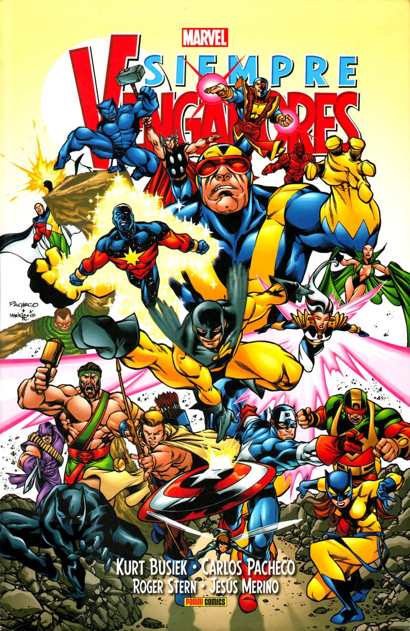 Portada ampliada de VE SIEMPRE LOS VENGADORES