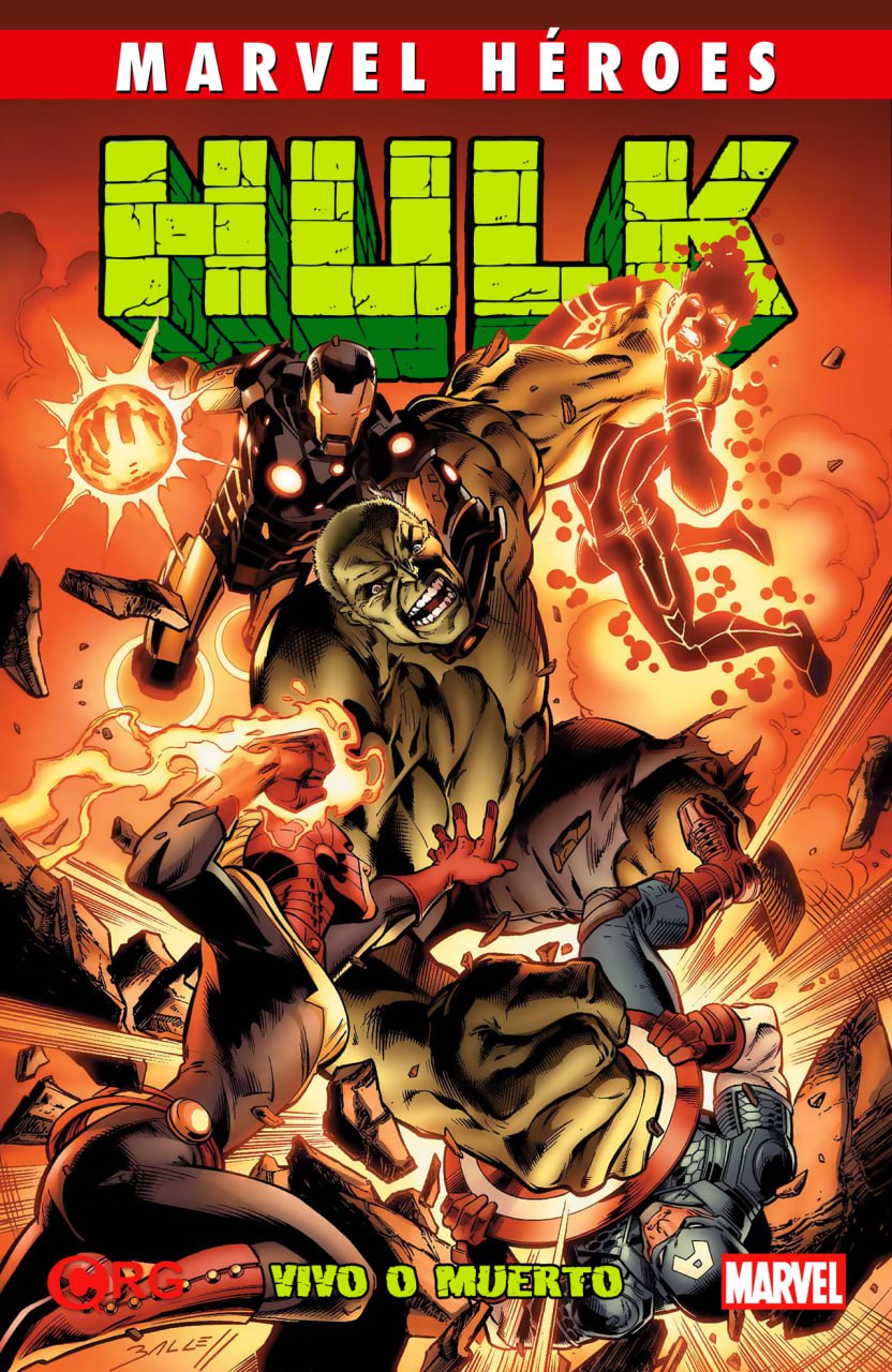 Portada ampliada de MARVEL HÉROES HULK