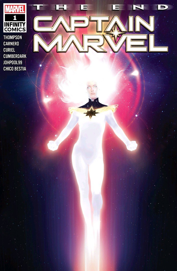 Portada ampliada de THE END CAPTAIN MARVEL