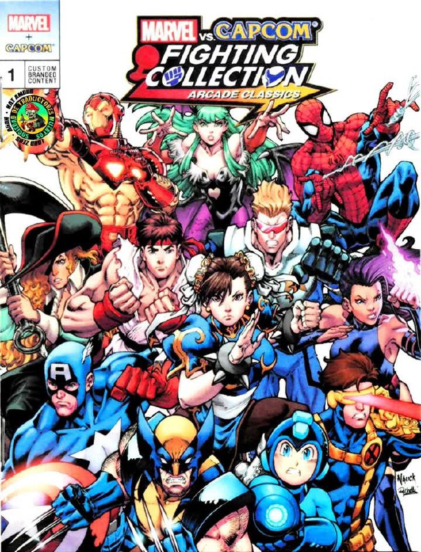 Portada ampliada de MARVEL VS CAPCOM FIGHTING COLLECTION ARCADE CLASSIC