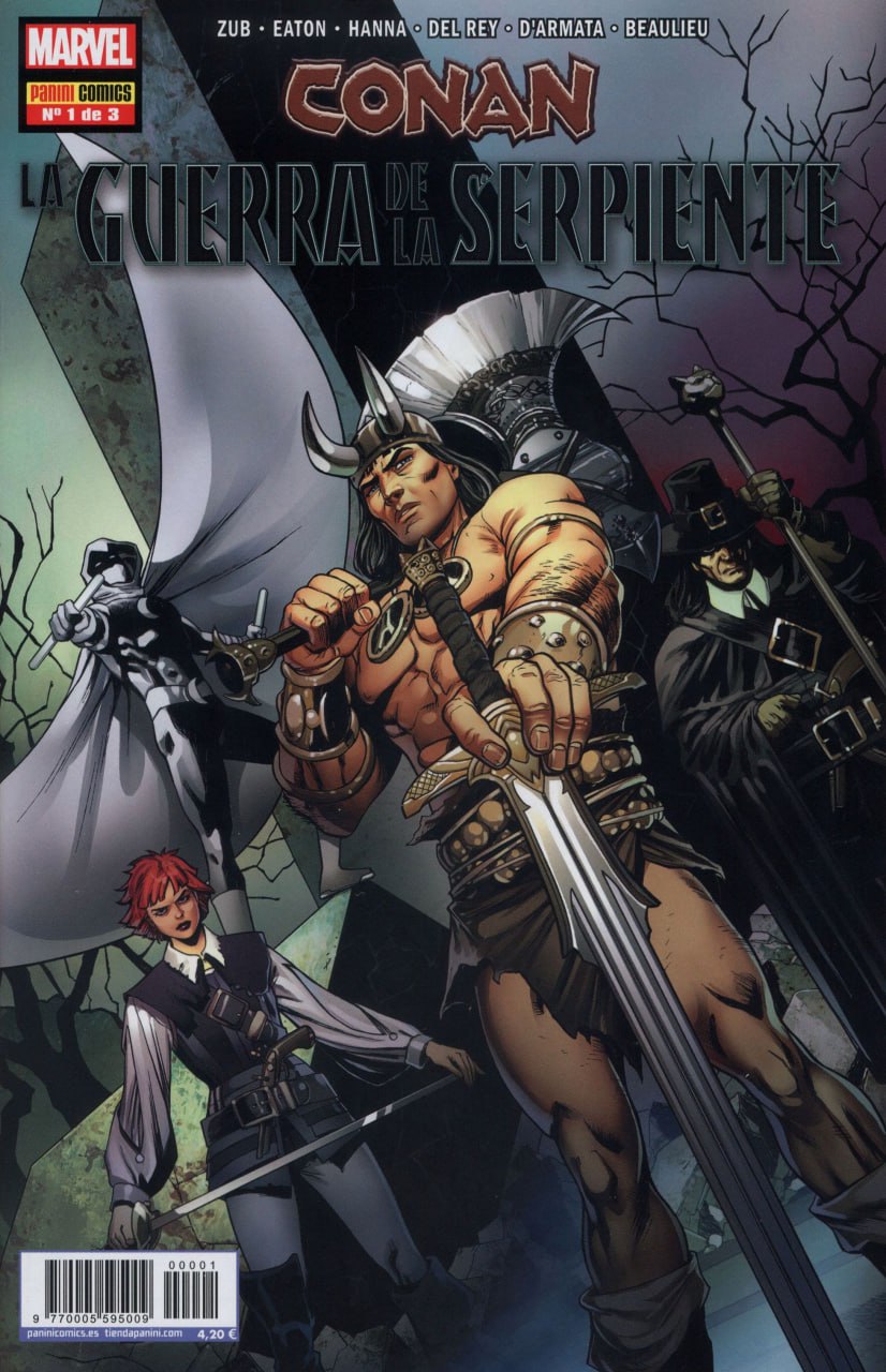 Portada ampliada de CONAN La Guerra de la Serpiente