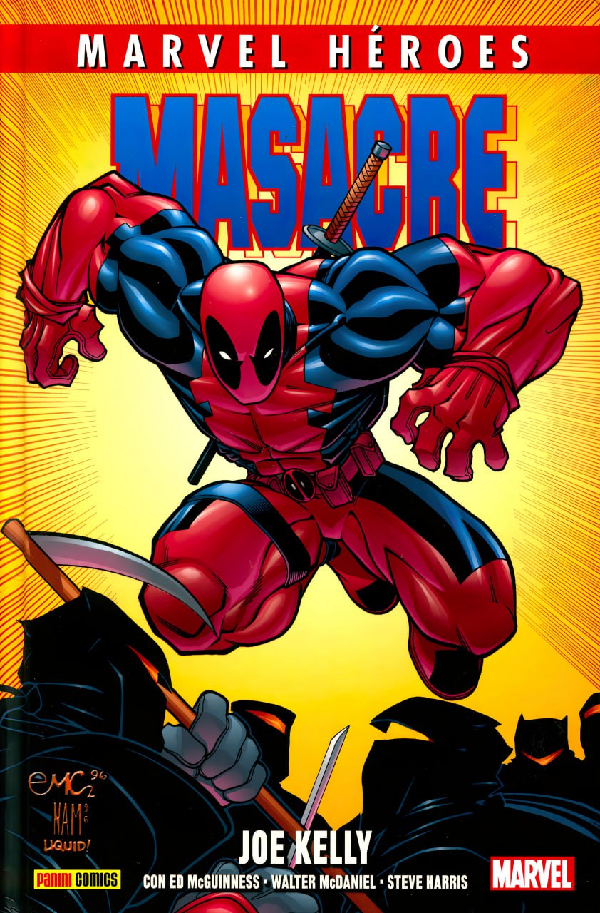 Portada ampliada de MARVEL HEROES MASACRE