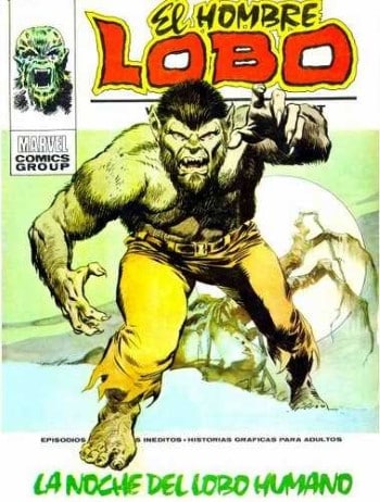 Portada ampliada de El hombre Lobo