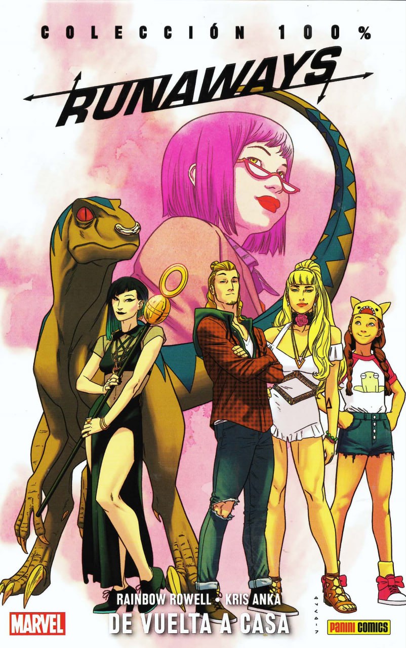 Portada ampliada de RUNAWAYS