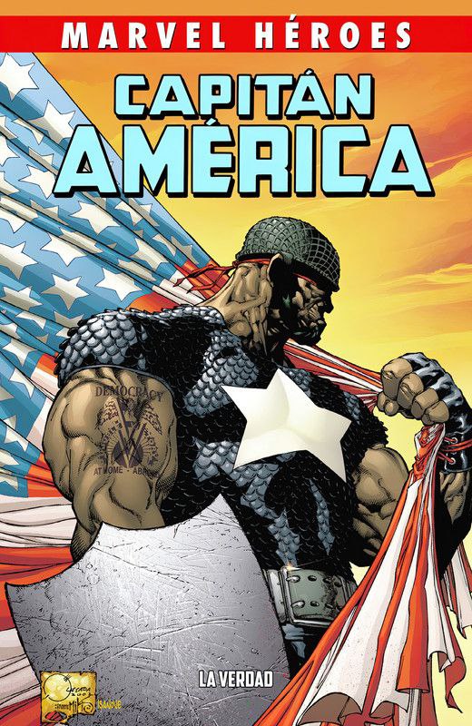 Portada ampliada de Capitán América