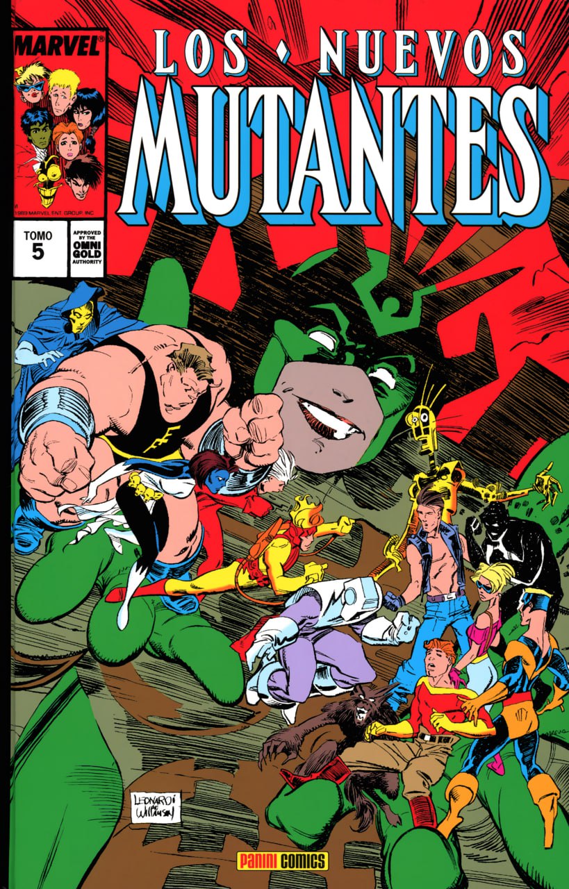 Portada ampliada de LOS NUEVOS MUTANTES