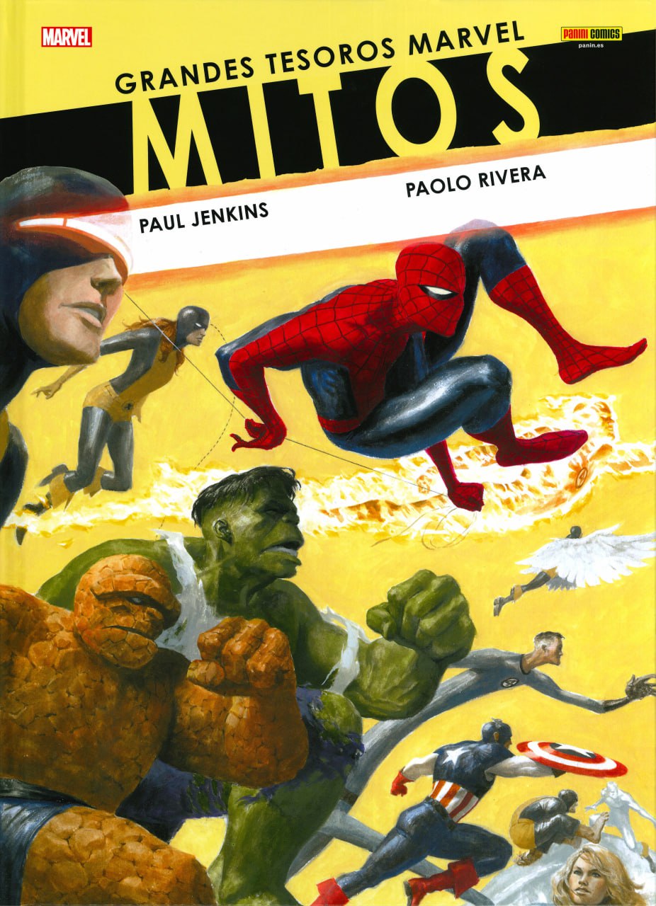 Portada ampliada de GRANDES TESOROS MARVEL MITOS