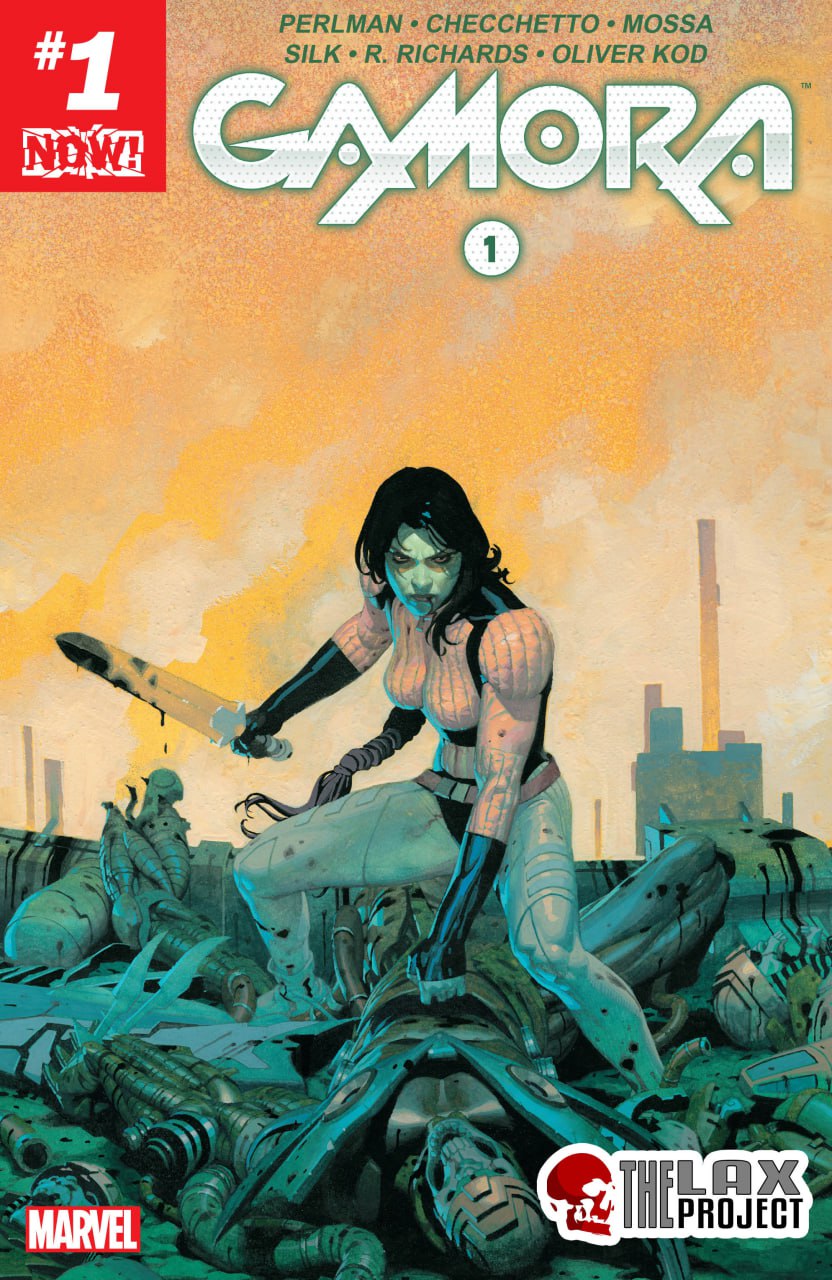 Portada ampliada de Gamora