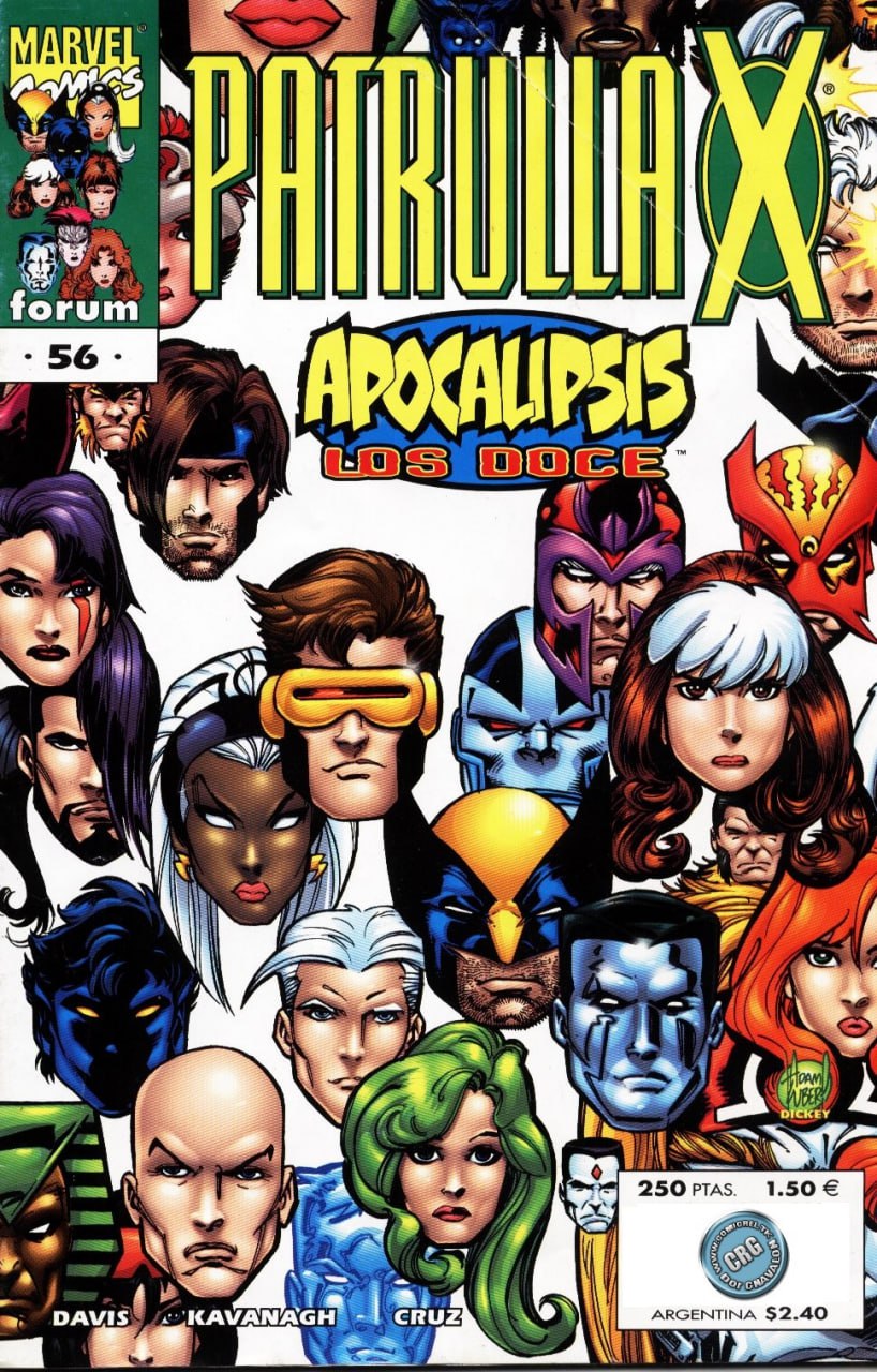 Portada ampliada de PATRULLA X APOCALIPSIS LOS DOCE