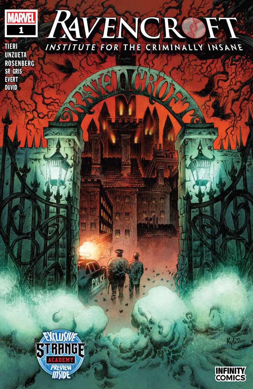 Portada ampliada de Ravencroft Institute for the criminally insane