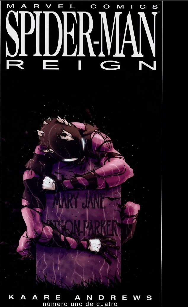 Portada ampliada de SPIDER-MAN REIGN