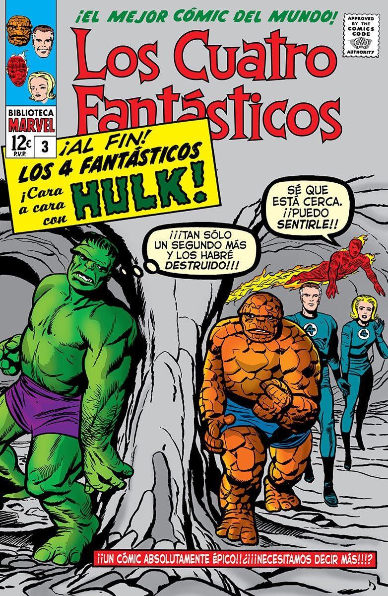 Portada ampliada de Los Cuatro Fantasticos