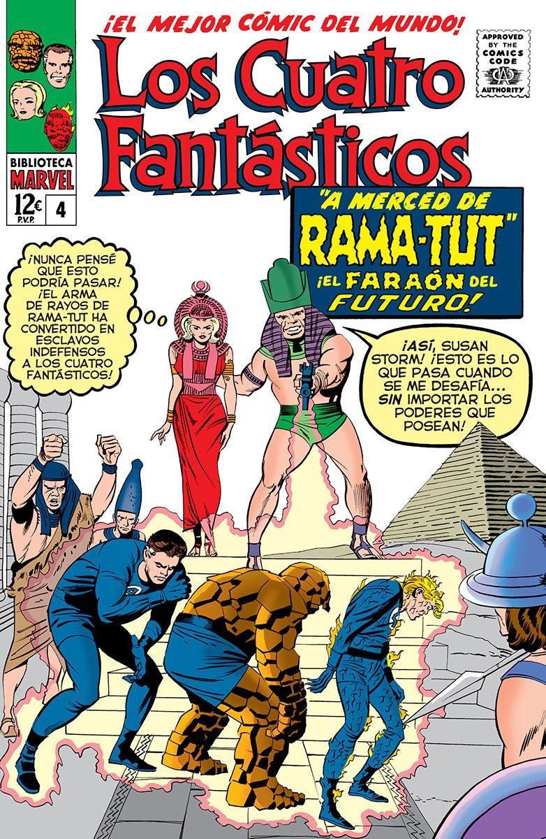 Portada ampliada de Los Cuatro Fantásticos