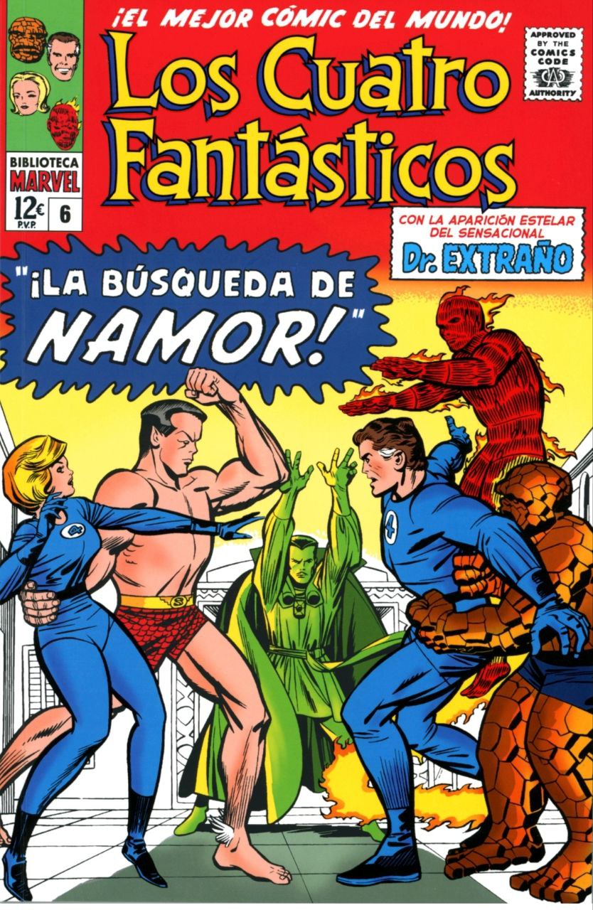 Portada ampliada de Los Cuatro Fantásticos