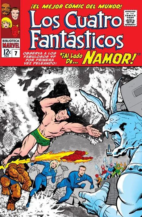 Portada ampliada de Los Cuatro Fantásticos