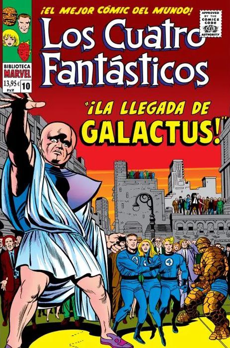 Portada ampliada de Los Cuatro Fantásticos