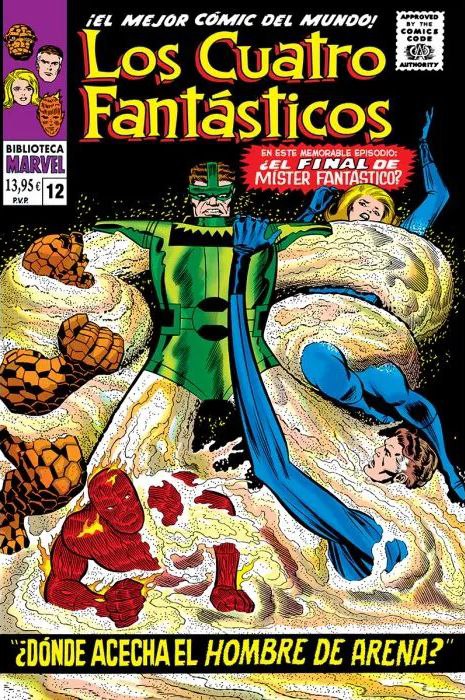 Portada ampliada de Los Cuatro Fantásticos