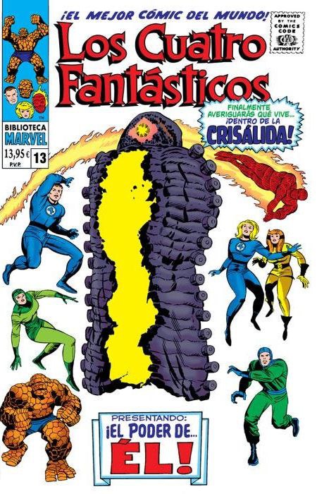 Portada ampliada de Los Cuatro Fantásticos