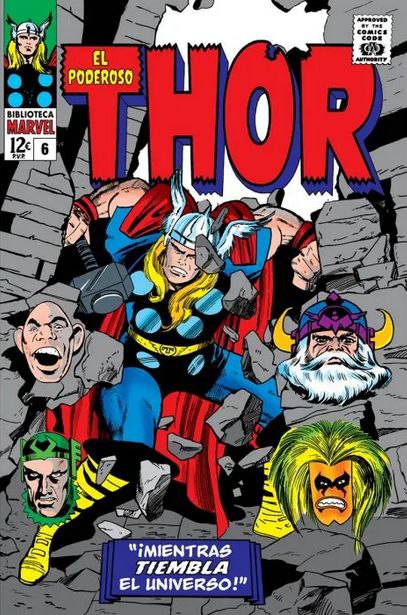 Portada ampliada de EL PODEROSO THOR