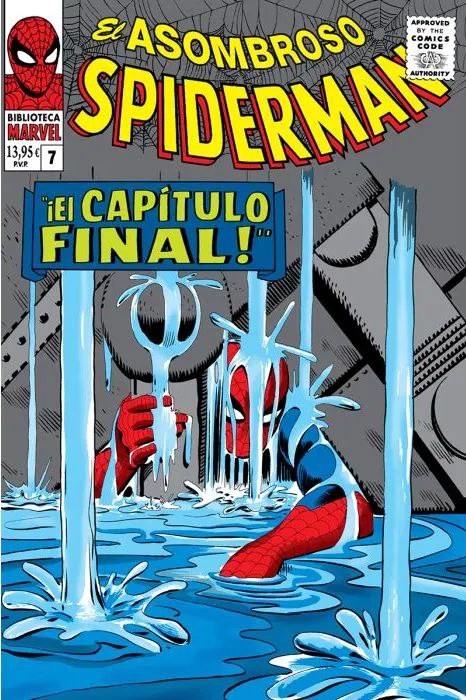 Portada ampliada de El Asombroso Spiderman