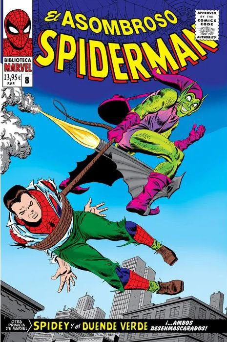 Portada ampliada de El Asombroso Spiderman