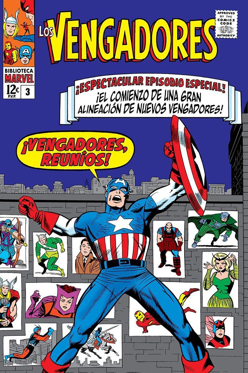 Portada ampliada de Los Vengadores