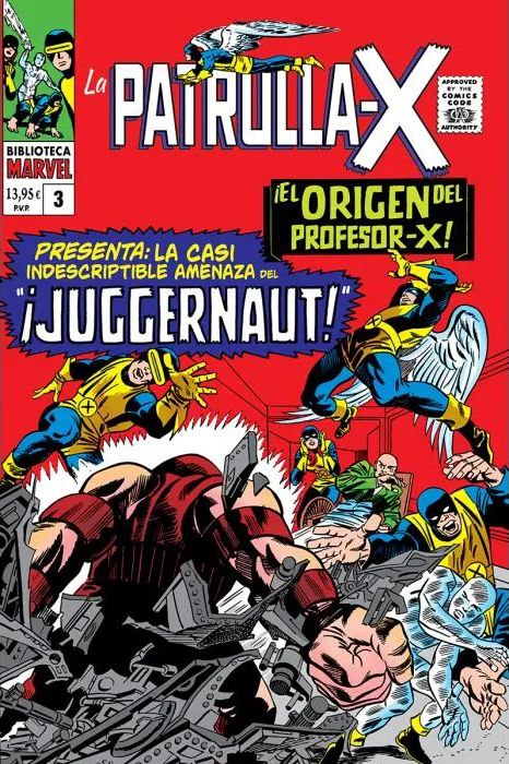 Portada ampliada de La PATRULLA-X