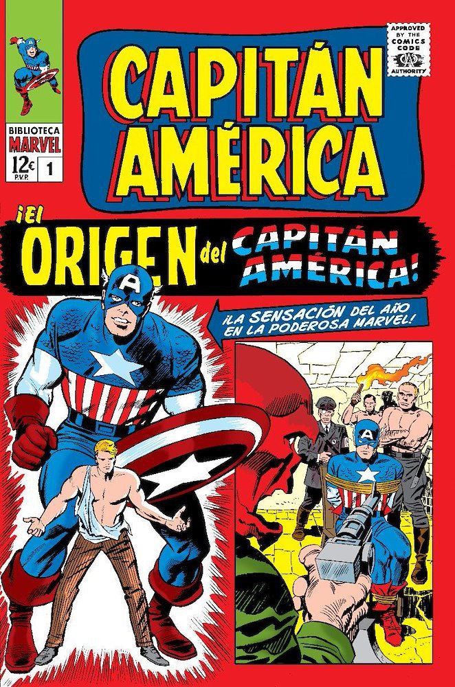 Portada ampliada de CAPITÁN AMÉRICA