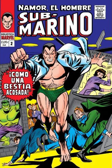 Portada ampliada de Namor, el hombre sub-marino