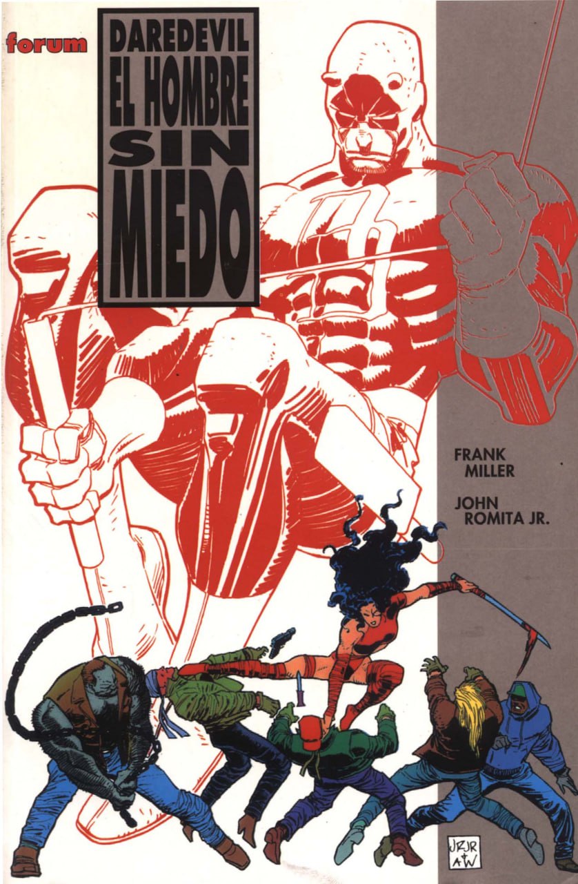 Portada ampliada de DAREDEVIL EL HOMBRE SIN MIEDO