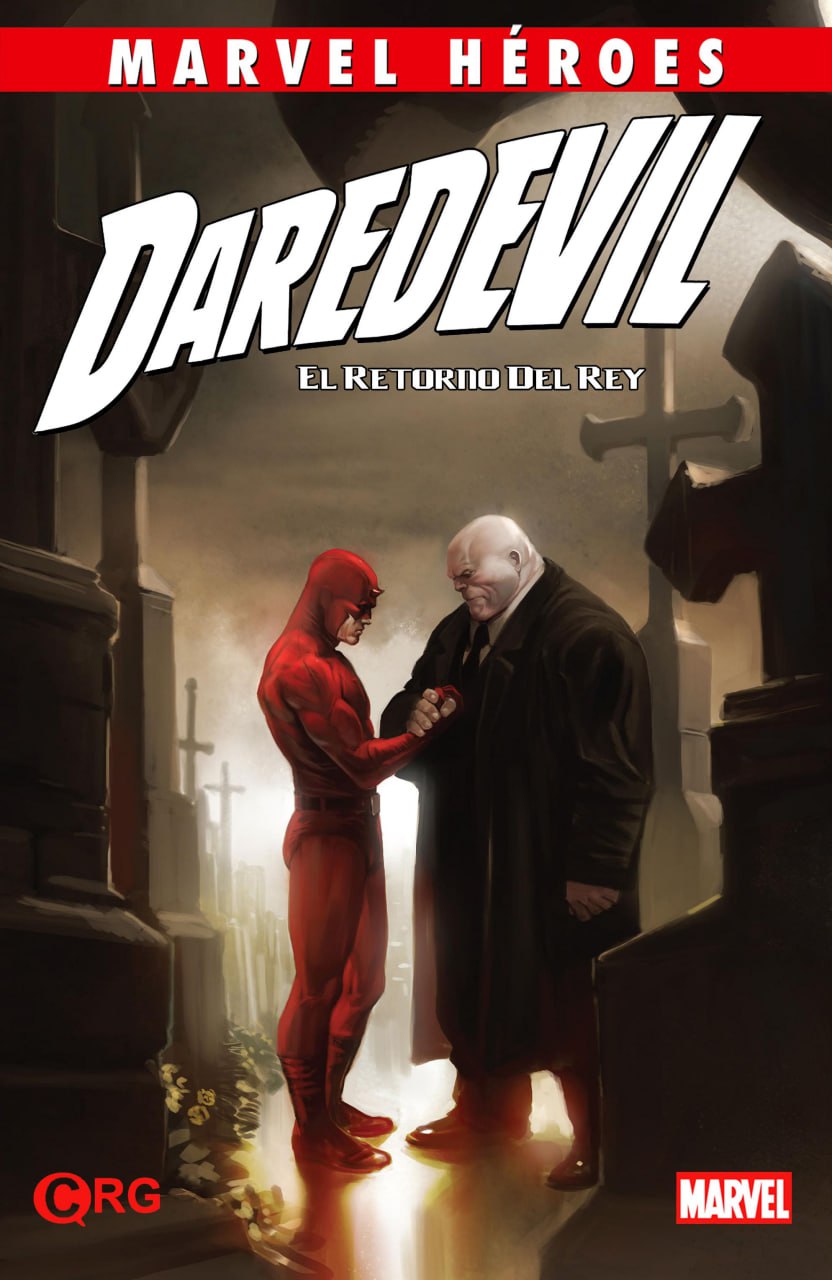 Portada ampliada de DAREDEVIL EL RETORNO DEL REY