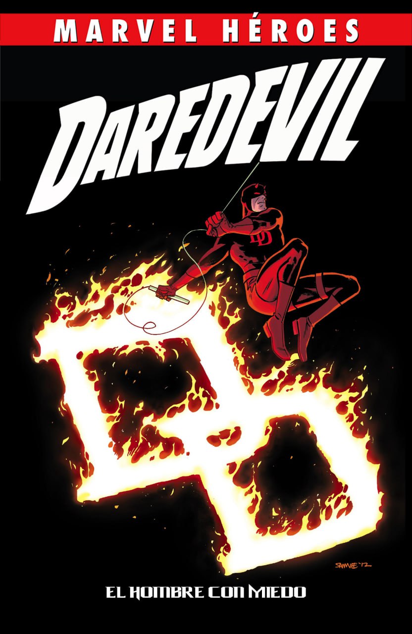 Portada ampliada de Daredevil - El Hombre con Miedo Autor/es: Mark Waid, Chris Samnee Fecha de lanzamiento: 2013 Páginas: 140 Contiene: Daredevil Vol. 3 #022 al 027