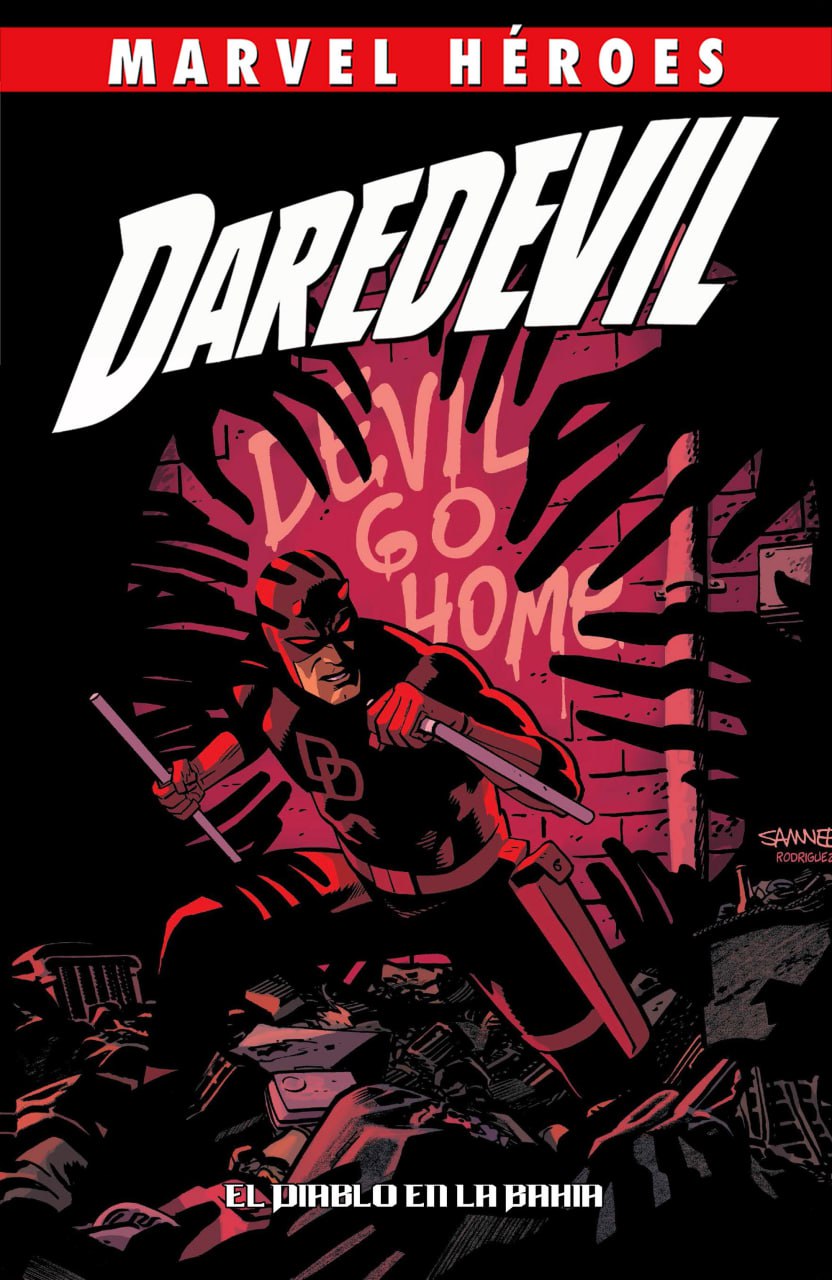 Portada ampliada de Daredevil - El Diablo en la Bahia Autor/es: Mark Waid, Chris Samnee, Peter Krause Fecha de lanzamiento: 2014 Páginas: 15