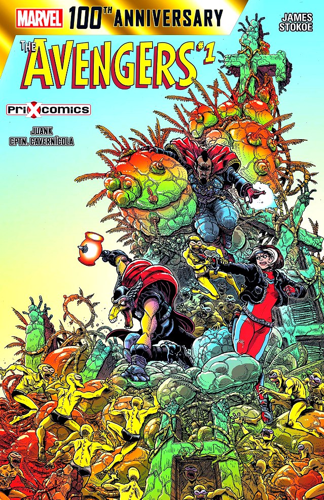 Portada ampliada de The Avengers 2